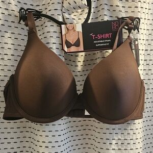 No Boundaries Brown T-Shirt Bra
